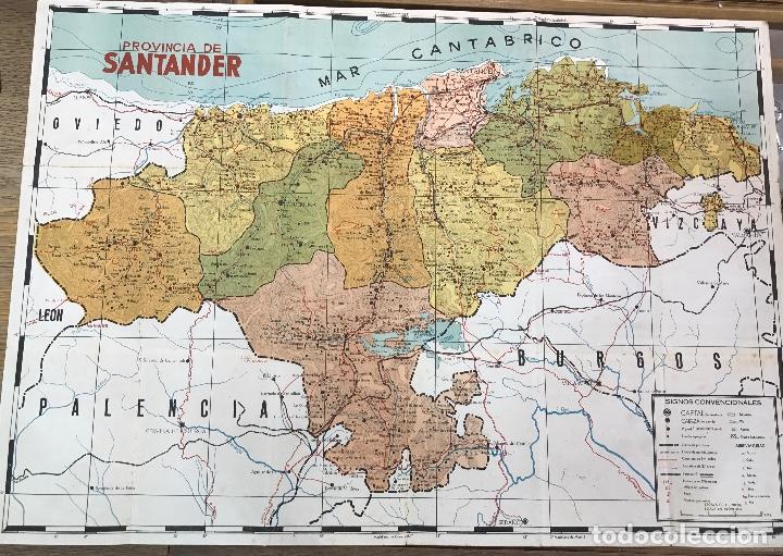 mapa provincia santander santander   plano de la capital, mapa de la pro   Comprar Mapas 