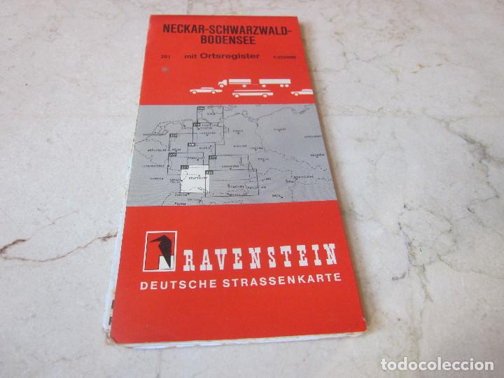 Mapas contempor&aacute;neos: MAPA NECKAR-SCHWARZWALD-BODENSEE  - RAVENSTEIN - Foto 1