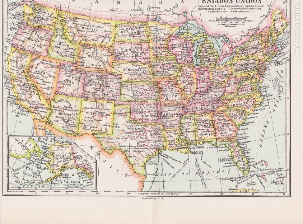 Mapas contempor&aacute;neos: Mapa de Estados Unidos - Foto 1