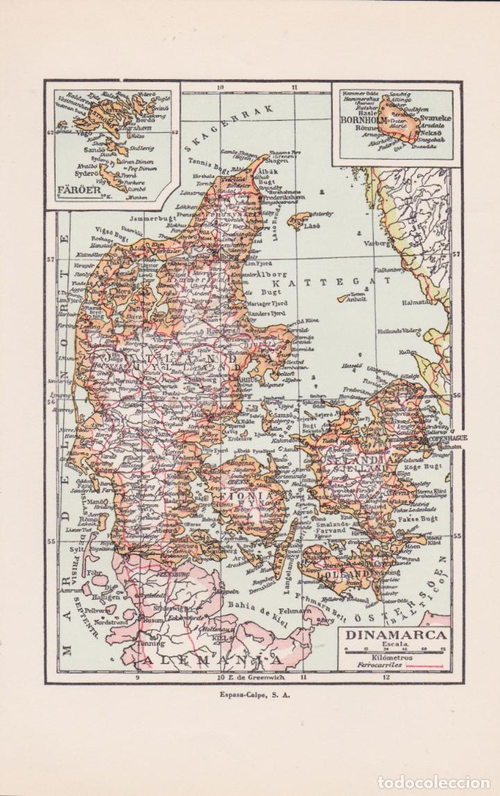 Mapas contempor&aacute;neos: Mapa de Dinamarca - Foto 1