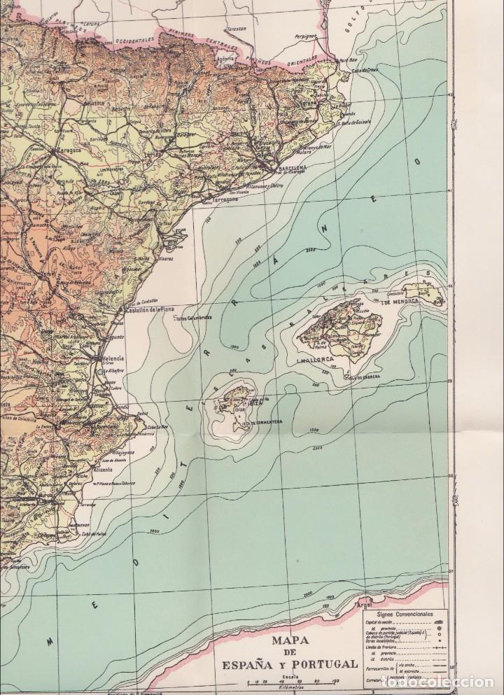 Mapas contempor&aacute;neos: Mapa de Espa&ntilde;a y Portugal - Foto 1