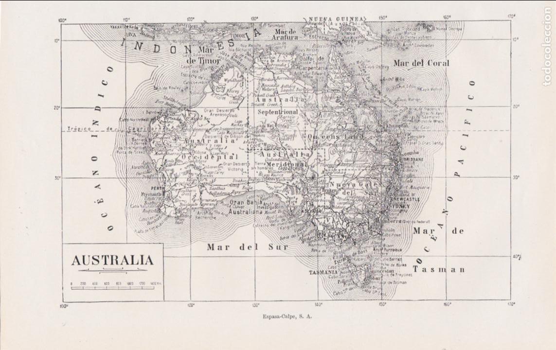 Mapas contempor&aacute;neos: Mapa de Australia - Foto 1