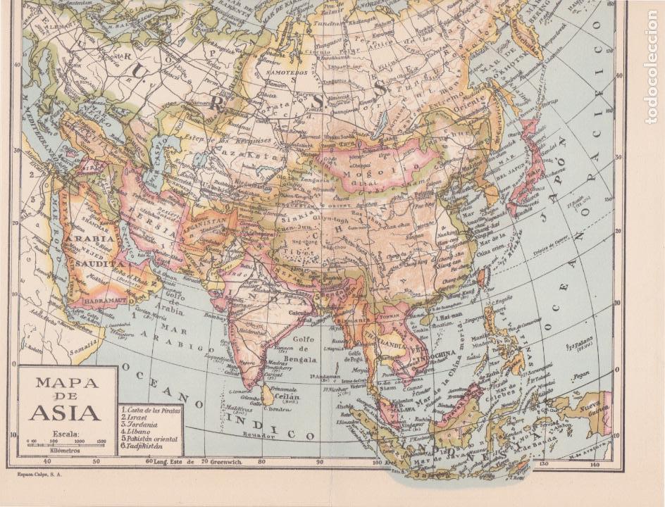 Mapas contempor&aacute;neos: Mapa de Asia - Foto 1