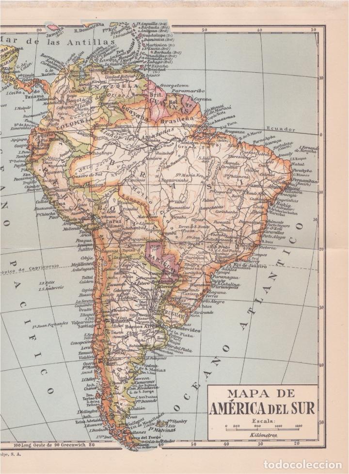 Mapas contempor&aacute;neos: Mapa de Am&eacute;rica del Sur - Foto 1