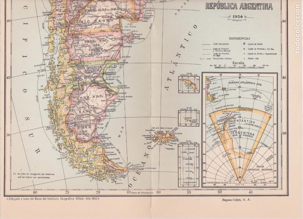 Contemporary maps: Mapa de Argentina