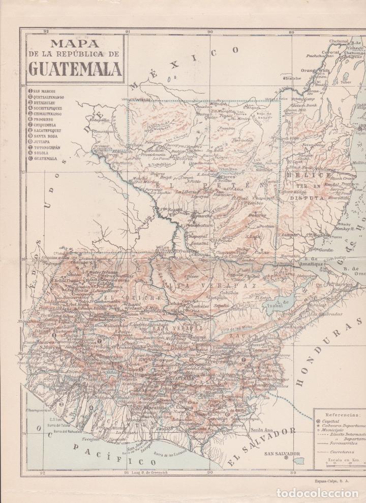 Contemporary maps: Mapa de la rep&uacute;blica de Guatemala
