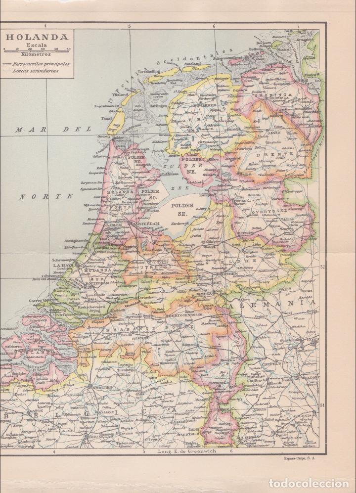 Contemporary maps: Mapa de HOLANDA