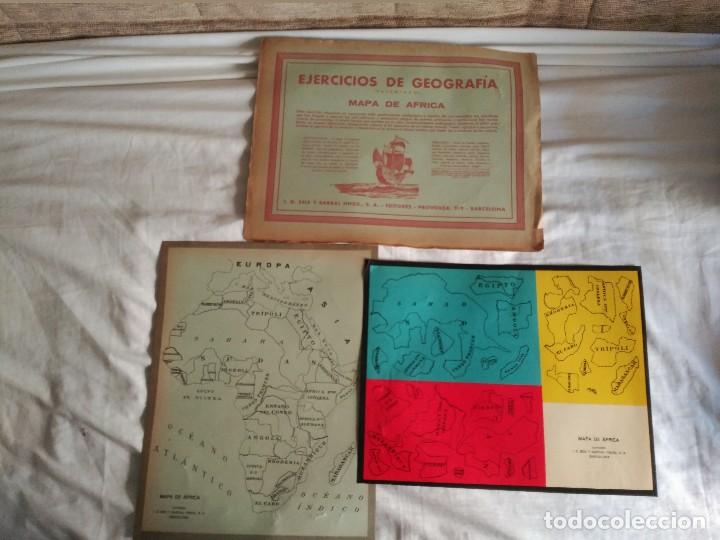 Mapas contempor&aacute;neos: recortables seix y barral ejercicios de geografia mapa de africa a&ntilde;os 20-30