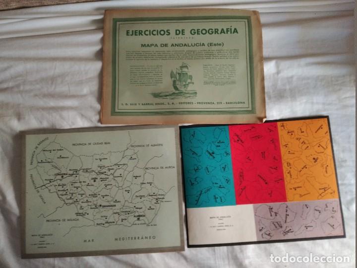 Mapas contempor&acirc;neos: recortables seix y barral ejercicios de geografia mapa de andalucia este  a&ntilde;os 20-30