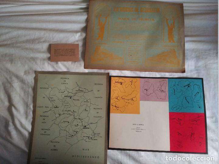 Mapas contempor&acirc;neos: recortables seix y barral ejercicios de geografia mapa de  murcia  este  a&ntilde;os 20-30