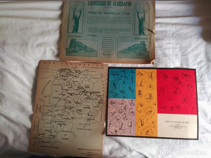 Mapas contempor&acirc;neos: recortables seix y barral ejercicios de geografia mapa castilla la vieja  a&ntilde;os 20-30