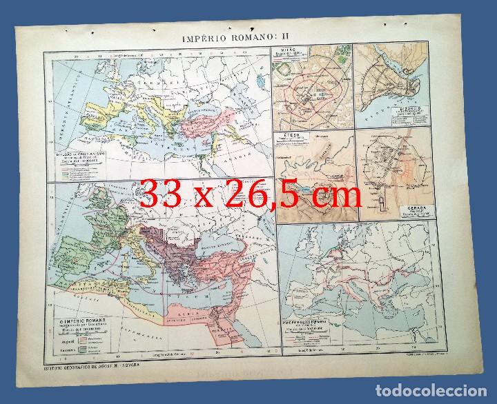 Mapas contempor&acirc;neos: MAP OF THE YEAR 1924 - IMPERIO ROMANO II - INSTITUTO GEOGR&Aacute;FICO DE AGOSTINI