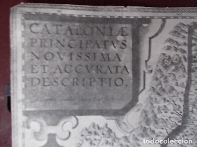 Mapas contempor&aacute;neos: Antigua copia mapa catalu&ntilde;a - Foto 3