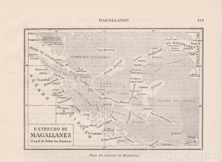 Mapas contempor&aacute;neos: Mapa del estrecho de Magallanes - Foto 1