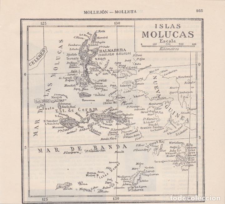 Mapas contempor&aacute;neos: Plano de las Islas Molucas - Foto 1