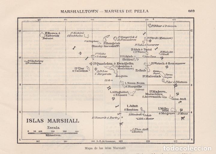 Mapas contempor&aacute;neos: Mapa de las islas Marshall - Foto 1