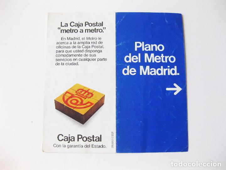 Mapas contempor&aacute;neos: PLANO DE BOLSILLO DEL METRO DE MADRID - JUNIO DE 1982 - Foto 1