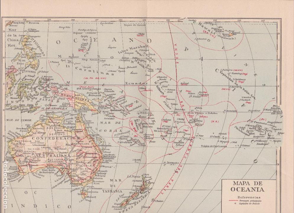 Mapas contempor&aacute;neos: Mapa de Ocean&iacute;a - Foto 1