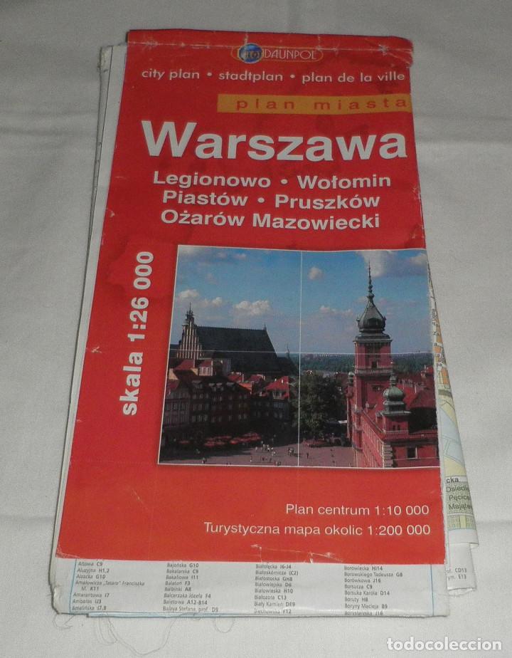 Mapas contempor&aacute;neos: mapa de varsovia muy completo - Foto 1
