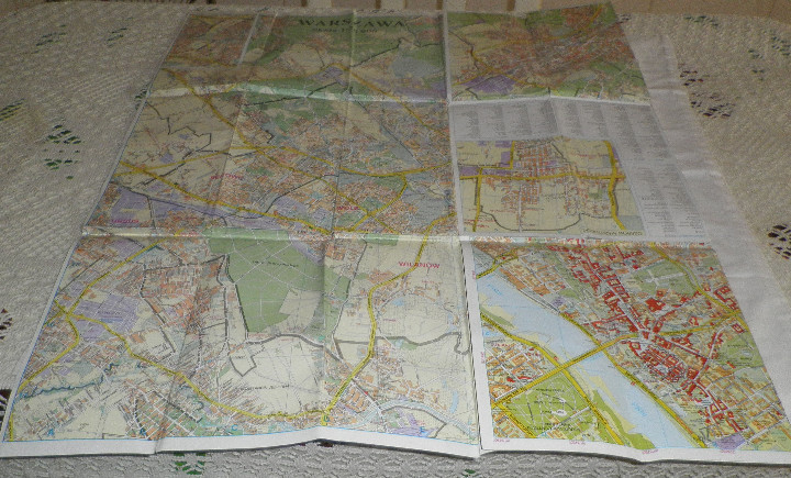 Mapas contempor&aacute;neos: mapa de varsovia muy completo - Foto 2