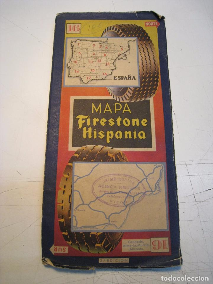 Mapas contempor&aacute;neos: FIRESTONE HISPANIA. MAPA ESPA&Ntilde;A. N&ordm; 16. - Foto 1