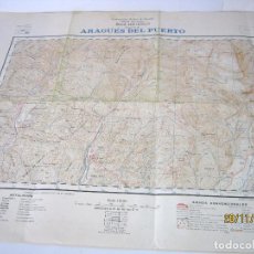 Mapas contemporáneos: MAPA PIRINEO ARAGÜÉS DEL PUERTO HUESCA - CARTOGRAFIA MILITAR DE ESPAÑA 1965. Lote 104731103