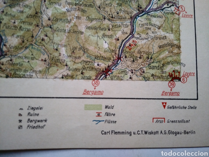 Mapas contempor&aacute;neos: MAPA LUGANO. A&Ntilde;OS 30. - Foto 2
