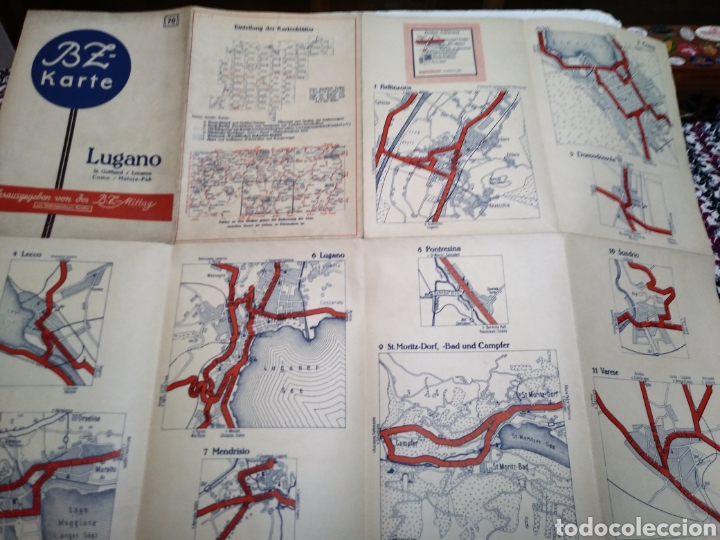 Mapas contempor&aacute;neos: MAPA LUGANO. A&Ntilde;OS 30. - Foto 3