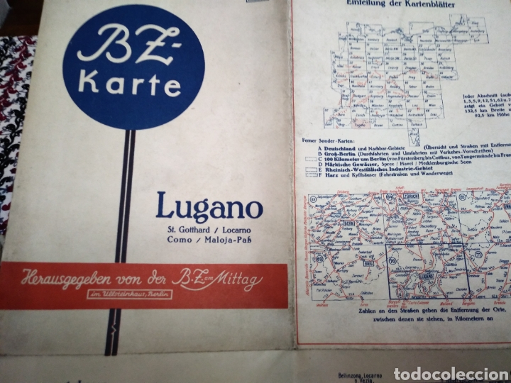 Mapas contempor&aacute;neos: MAPA LUGANO. A&Ntilde;OS 30. - Foto 7