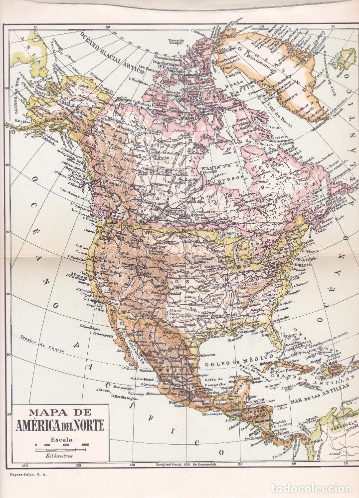 Mapa Esquematico De America Del Norte 5437