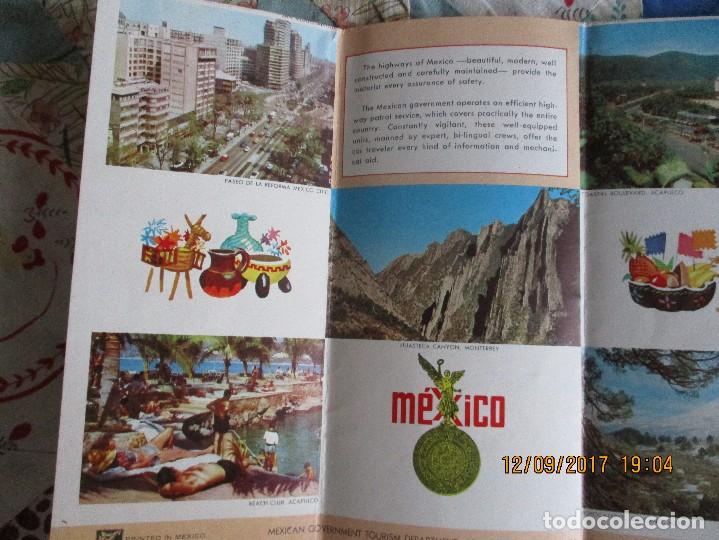Mapas contempor&aacute;neos: MAPA de MEXICO - a&ntilde;os 60 - Foto 3