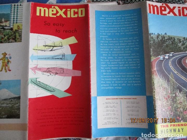 Mapas contempor&aacute;neos: MAPA de MEXICO - a&ntilde;os 60 - Foto 4