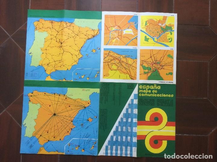 Mapas contempor&aacute;neos: MAPA DE COMUNICACIONES. (A1) - Foto 1