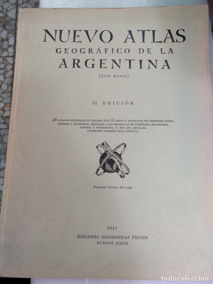 Mapas contempor&aacute;neos: Nuevo Atlas geogr&aacute;fico de la Rep&uacute;blica Argentina