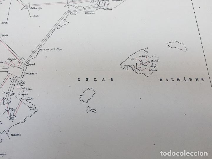 Mapas contempor&aacute;neos: GRAFICO DEL PROYECTO EXPEDICIONES POSTALES  , 19....?? - Foto 3