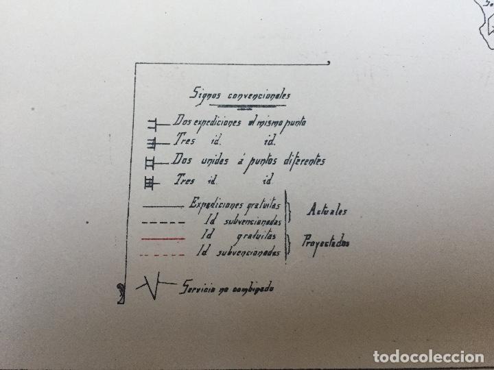 Mapas contempor&aacute;neos: GRAFICO DEL PROYECTO EXPEDICIONES POSTALES  , 19....?? - Foto 6