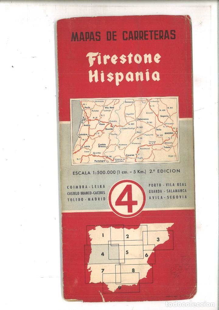 Mapas contempor&aacute;neos: MAPA DE CARRETERA FIRESTONE HISPANIA 4. - Foto 1