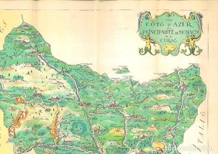 Mapas contempor&aacute;neos: SOUVENIR DE LA COTE DAZUR - Foto 1