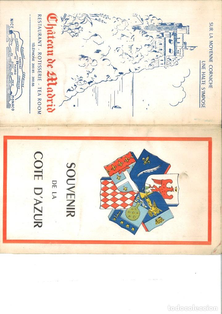 Mapas contempor&aacute;neos: SOUVENIR DE LA COTE DAZUR - Foto 2