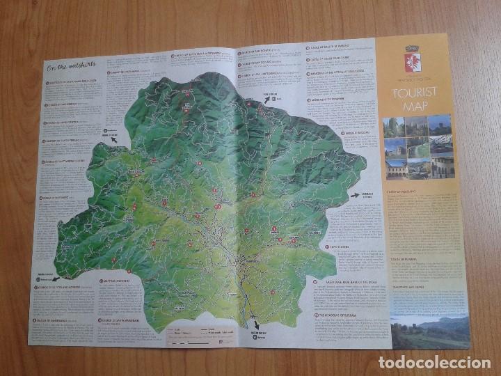 Mapas contempor&acirc;neos: Mapa turistico - Guia - Valle del Casentino - Stia ( Arezzo - Tosacana - Italia ) En Ingl&eacute;s