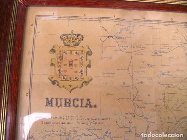 Mapas contempor&aacute;neos: MAPA DE MURCIA ENMARCADO - Foto 4