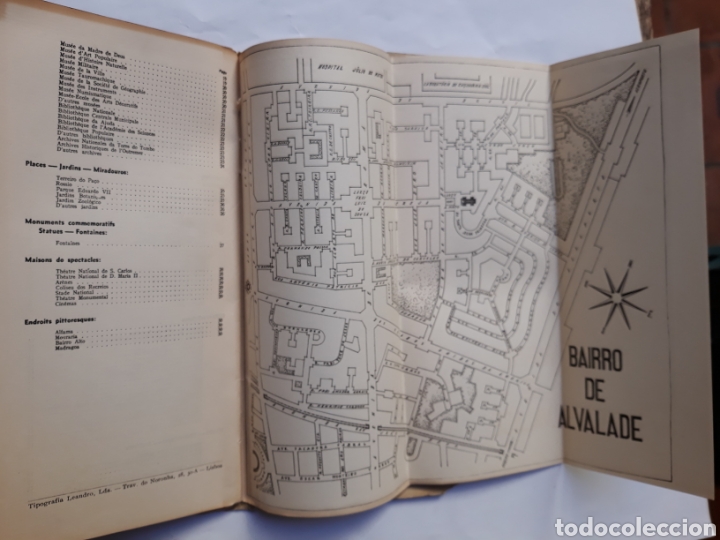 Mapas contempor&aacute;neos: Libros mapas Portugal - GUIDE ETC PLAN DE LISBONNE - Foto 5