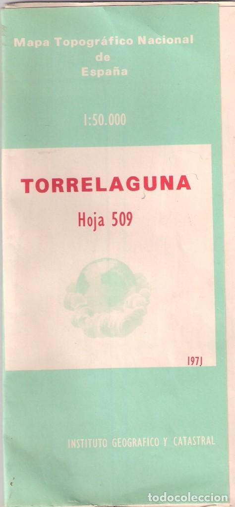 Contemporary maps: Mapa Topogr&aacute;fico de Espa&ntilde;a TORRELAGUNA (Hoja 509) 1971