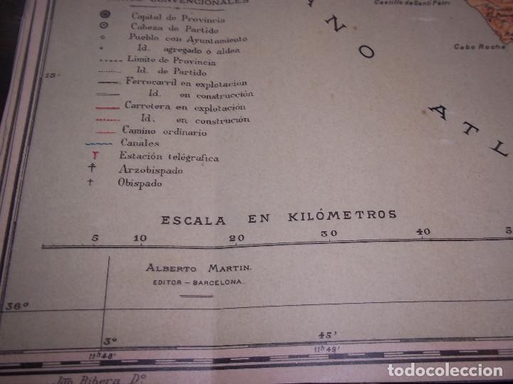 Mapas contempor&aacute;neos: MAPA CADIZ. BENITO CHIAS.1903. - Foto 3