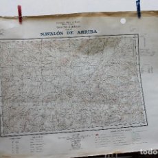 Mapas contemporáneos: MAPA DE NAVALON DE ARRIBA, HOJA 793 ALMANSA, CARTOGRAFIA MILITAR 1961