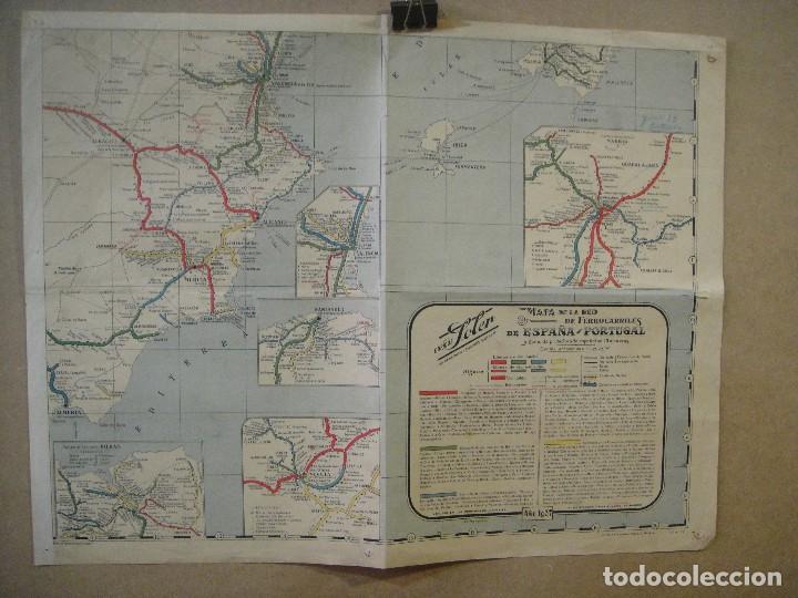 Mapas contempor&aacute;neos: mapa de ferrocarriles enrique soler - a&ntilde;o 1937 - Foto 1