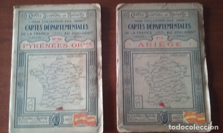 Mapas contempor&aacute;neos: Lote tres mapas Blondel la Rougery - Foto 10