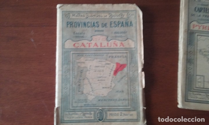 Mapas contempor&aacute;neos: Lote tres mapas Blondel la Rougery - Foto 11