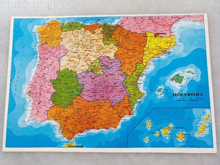 mapa de españa en pequeño pequeño mapa de españa   Buy Contemporary Maps at todocoleccion 