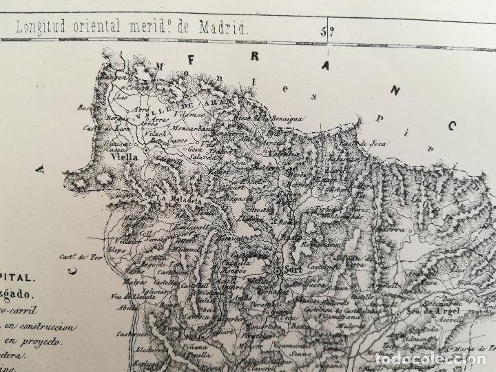 Mapas contempor&aacute;neos: Mapa de Lerida -  A&ntilde;o 1876 - Editor Miguel Grillo - Foto 3
